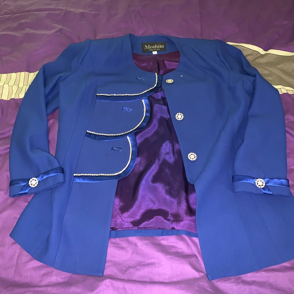 Moshita Couture 2 piece suite Jacket and skirt